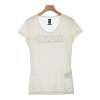 ราคา Play REPLAY Tshirt เสื้อผู้หญิงสีขาวส่งตรงจากญี่ปุ่นมือสอง (44216371316)