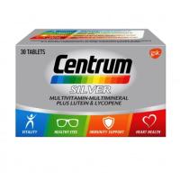 ราคา Centrum Silver 30 's Multivitamin-Multimineral Plus Lutein & Lycopene เซนทรัม ซิลเวอร์ มัลติวิตามินรวม (24325921590)