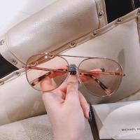ราคา รุ่นขายดีงามมากแม่ Michael Kors Aviator Sunglasses ขนาด 60mm. กรอบและเลนส์⚜️ สีโรสโกลด์ (5105773241)