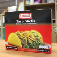 ราคา พร้อมส่ง Danitas taco shells 140 g. แผ่นข้าวโพดอบกรอบ ทาโก้ fl ดานิต้าส์ (25463330621)
