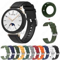 ราคา สายรัดซิลิโคนพร้อมกรอบเคสอุปกรณ์เสริมสร้อยข้อมือสําหรับ Huawei Watch GT5 41mm / GT4 41mm (25094192465)