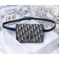 ราคา มือสอง DIOR 30 MONTAIGNE 2-in-1 woc jacquard สีกรมท่าโซ่ทองกระเป๋าสะพายข้างอเนกประสงค์กระเป๋าคาดเอว (24387612942)