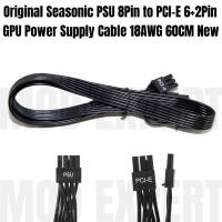ราคา Seasonic PSU 8Pin to PCIe 8Pin 6 + 2Pin GPU สายไฟสําหรับ PRIME 1000/850/750/650 ไทเทเนียม Modular PSU 60 ซม.18AWG (41964035921)