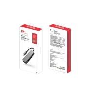 ราคา ฮับกระจายช่องเสียบยูเอสบี FEELTEK PORTABLE USB-C HUB (18581088041)