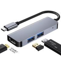ราคา USB C to HDMI Adapter 4K 3 in 1 Type-C to HDMI / USB 3.0 Port Converter (19672200776)