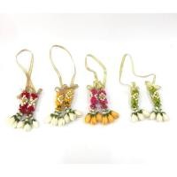 ราคา พวงมาลัย ประดิษฐ์จากดินปั้น ขนาดจิ๋ว ราคาต่อพวง (373076985)