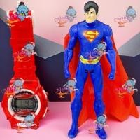 ราคา BOYS DIGITAL WATCH และ SUPERHERO ROBOT TOY - BOYS DIGITAL WATCH + SUPER HERO ROBOT TOY (43364666215)