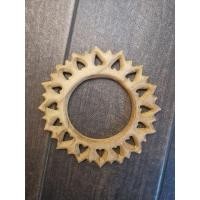 ราคา ดาวไลท์ไม้สักขนาด6นิ้ว (23582574884)