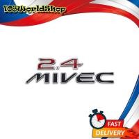 ราคา โลโก้ LOGO ติดท้าย เรซิน "2.4 MIVEC" มิสซูบิชิ สเปซแวกอน สี แดง , ดำ Space Wagon Mitsubishi 4 ประตู ปี2004-2012 (7083089164)