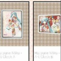 ราคา ❌หมดค่ะ❌[TOREBA][นำเข้าจากญี่ปุ่น]Hatsune Miku - Art Clock นาฬิกาแขวนผนัง ลาย Miku (2611023526)
