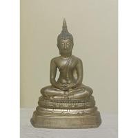 ราคา หน้าตัก 5.8นิ้ว(6")พระบูชาพุทธรูป พิมพ์สมาธิ สูงรวมฐาน 11.5 นิ้ว เนื้อทองเหลืองโลหะผสม ศิลปะรัชกาล พิมพ์ (26630699591)
