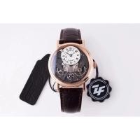 ราคา Zf โรงงานนาฬิกา Breguet Handed down Series 7097BR/G1/9WU อัตโนมัติ Reverse Jump มือสองนาฬิกาหนังลูก (28108957261)
