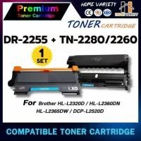 ราคา HOME (SET) TN-2280/TN2280/2260/DR-2255/DR2255 For Brother HL-2240/2250/2270/7060/MFC7360/7470/7860 (40152805766)