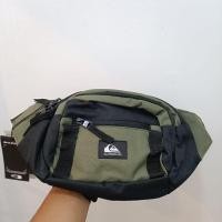 ราคา Quiksilver กระเป๋าคาดเอวผู้ชาย original lone walker waistpack blak green ใหม่ (41163689035)