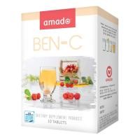 ราคา ของแท้ส่งไว100% อมาโด้เบนซี amado ben-c วิตามินซีรูปแบบเม็ดฟู่ (13905084524)