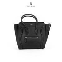 ราคา [ของแท้] CELINE LUGGAGE NANO GREY CALF SHW มีใบรับประกัน ตรวจสอบได้ทุกใบ ✅ (24842324444)