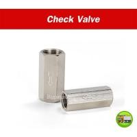 ราคา วาวกันย้อน วาวกันลมย้อน วาล์วกันกลับ วาล์วกันย้อน เช็ควาล์วลม Check Valve 1/8 1/4 3/8 1/2 1 ชิ้น (11111567251)