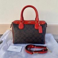 ราคา Coach แท้ โค้ชทรงหมอน แคนวาสลายซี สภาพดี สวย โค้ชมือสอง (24636579868)