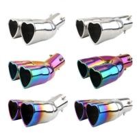 ราคา รถรูปหัวใจท่อไอเสียท่อท่อไอเสียสแตนเลส สองเท่า-แถว ทางออก ท่อไอเสียเคล็ดลับท่อหางคอ (29092491308)