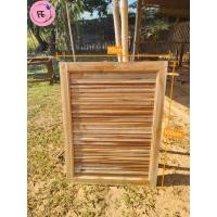 ราคา บานเกร็ดไม้สัก บานเกร็ดหน้าต่าง บานหน้าต่าง บานไม้สัก ขนาด 70X100 ซม. ไม้สักแท้100%(งานดิบ) (29724640129)