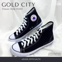 ราคา [1252] รองเท้าผ้าใบแฟชั่น หุ้มข้อ GOLD CITY โกลด์ซิตี้ ผ้าใบแฟชั่น รองเท้าผ้าใบผู้ชาย (พร้อมส่ง) (6069877326)