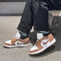 ราคา Jordan Air Jordan 1 Low Low cut White Brown (26889191164)