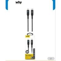 ราคา Why สายชาร์จ/ถ่ายโอนข้อมูล 20W Type C to Lightning (28925032693)