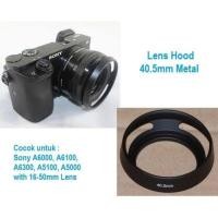 ราคา เลนส์ฮูดเลนส์โลหะ Sony 16-50mm เส้นผ่านศูนย์กลาง 40.5mm A6000 A6100 A6300 A6400 a5000 A5100 Nex (18181046789)