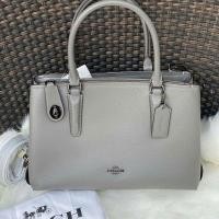 ราคา COACH brooklyn carryall 28 in pebble leather LIGHT GOLD/OXBLOOD (5415708649)