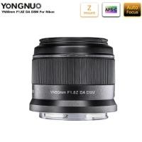ราคา YONGNUO YN50mm F1.8Z DA DSM For Nikon Z Mount Camera Lens, APS-C, Auto Focus เลนส์กล้องNiokon Z รับประกันศูนย์ 1ปี (27615600305)