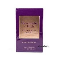 ราคา น้ำหอม Abercrombie & Fitch Authentic Night Femme edp 100ml (42103221292)