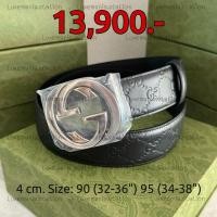 ราคา : New!! Gucci Belt 4 cm. ไม่มีกล่องค่ะ‼️ก่อนกดสั่งรบกวนทักมาเช็คสต๊อคก่อนนะคะ‼️ (29736103053)
