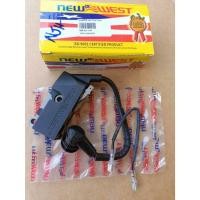 ราคา คอยล์ไฟ588แท้ เลื่อยยนต์ 6688i 688i 588แท้(สีดำ) New West นิวเวส Newwave เแท้ 5200//688/5800/อาร์โต้7200/7500 (28233117488)