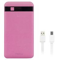 ราคา Getzhop Proda Power Bank แบตสำรอง ชาร์จได้ 2 Port ขนาด 12000mAh รุ่น PPP-9 (Pink) (1256140148)
