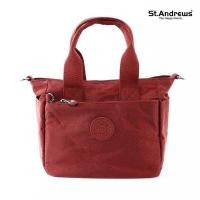 ราคา St.Andrews กระเป๋าถือพร้อมสายสะพายยาว รุ่น Maya - ( สีแดง ) (29056065426)