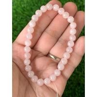 ราคา (R71) หินโรสควอตซ์ 6มิล Rose Quartz Stone6mm หินมงคล หินนำโชค (28085975244)