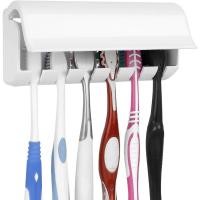 ราคา ที่ใส่แปรงสีฟันติดผนังพร้อมฝาปิดสําหรับอาบน้ํา, ออแกไนเซอร์ตู้ RV, พลาสติกมีกาวในตัว 6 ช่องที่แขวนแปรงฟันเข้ากันได้กับ Oral-B CrossAction, Colgate Extra Clean (43862212535)
