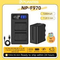 ราคา NP-F970 สำหรับ Sony กล้องไฟแบตเตอรี่ HXR-NX5C NX5R NX3 ดิจิตอลไฟ LED เติมเต็มจอภาพ f750 F550 USB ที่นั่งชุดชาร์จ (26830757204)