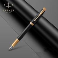ราคา [แกะสลักฟรี +1ink +1Gift Box ] Parker IM l Premium Black Gold Trim Fountain Pen l Medium l FP (25829510257)