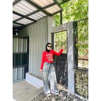 ราคา KATUN Crop Tee Mc Queen y2k Longsleeves / Raglan Longsleep Tee / Crop Top / Womens Combed Long Plain T-shirt Cotton Top Short Adult Girls (40766326082)