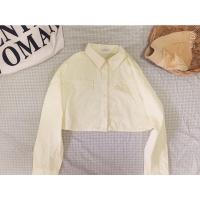 ราคา เชิ้ตแขนยาวสีเหลืองพาสเทล (13420381502)