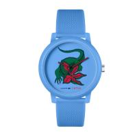 ราคา LACOSTE X NETFLIX L.12.12 รุ่น LC2011266 นาฬิกาผู้ชาย ผู้หญิง สายซิลิโคน สีฟ้า หน้าปัด 42 มม. (22368537262)