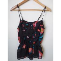 ราคา เสื้อสายเดี่ยวลาย ผ้าเบา gAp.มือ2 สภาพดีไม่มีตำหนิ (f23) (24063873323)
