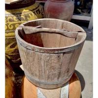 ราคา ถังข้าวสารไม้สัก ขนาด20ลิตร ถังข้าวสารโบราณ (21231170398)