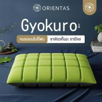 ราคา Orientas หมอนเต๋าสลบเหมือด Gyokuro หมอนเมมโมรี่โฟม เพื่อสุขภาพ ออกแบบ 2 โทน ส่วนผสม ชาเขียว ชาร์โคล (21145508342)