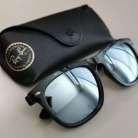 ราคา แว่นกันแดด Rayban มือสอง ของแท้ รุ่น RB4260D 601/30 BLACK Grey Flash / Size 57 MM. (19488701076)