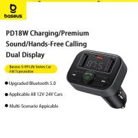 ราคา Baseus S-09 ที่ชาร์จในรถยนต์ พร้อมเครื่องส่งสัญญาณ FM บลูทูธ 5.0 แฮนด์ฟรี จอแสดงผลดิจิทัล โมดูลเลเตอร์ FM (24721957408)