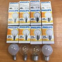 ราคา หลอดปิงปอง ยี่ห้อ Philips มีทั้งแบบใส และแบบขุ่น ขั้ว E27 ขนาด 25W และ 40W (12125659708)