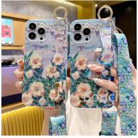 ราคา แฟชั่นสําหรับOPPO A57 2022 A77 5G A96 4G A76 A16 A55 A95 ภาพวาดดอกไม้Softcaseพร้อมสายรัดข้อมือ + ปรับเชือกเส้นเล็กโทรศัพท์ปกหลังOPPOA57 OPPOA77 (24094671288)