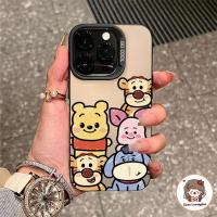 ราคา ส่งจากไทยการ์ตูน Pooh Tigger เคส IPhone 16 11 15 14 13 Pro Max XR 13 12 Pro 7 8Plus SE X Xs Max Hard Case (27417421407)